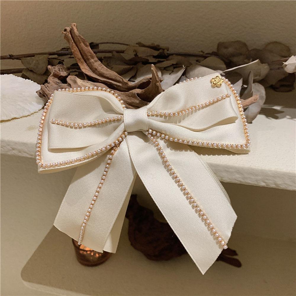 Party Korean Fashion Women Spring Clip Bow Hair Clip Hair Accessories Side Clip