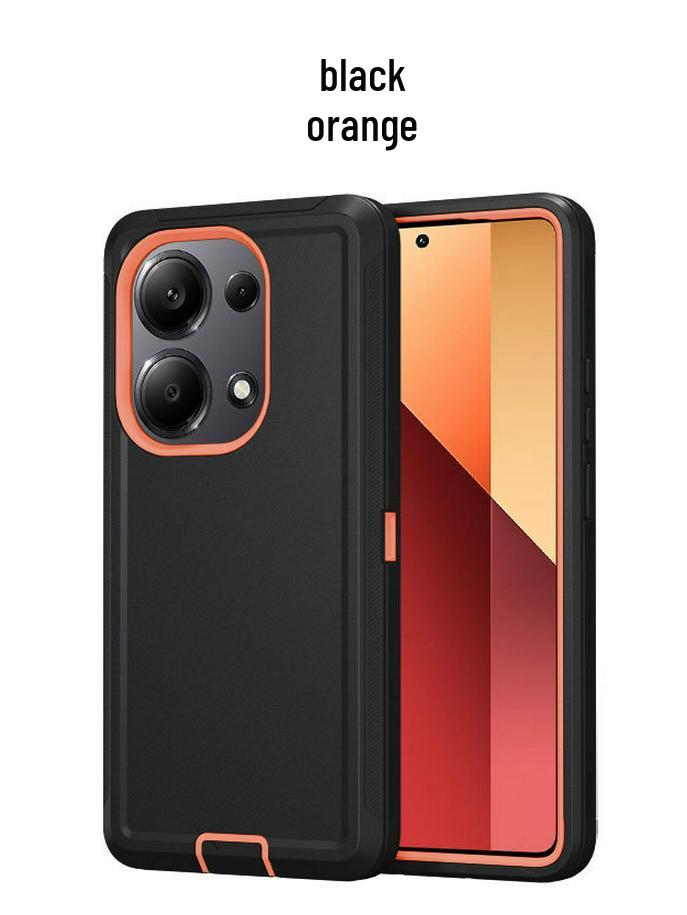 Защитный чехол для телефона Redmi Note 13 Pro и POCO M6 Pro с защитой от падений и полным покрытием