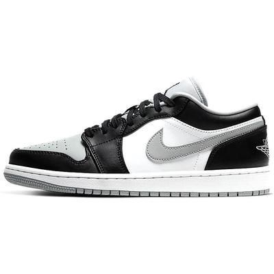 Кроссовки унисекс Air 1 Low Smoke Grey Черные Светло-Дымчато-Серые Белые 553558-039