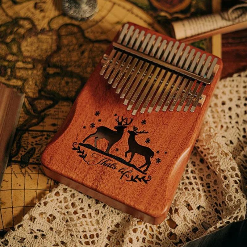 Деревянная калимба 17 клавиш музыкальная клавиатура для посвященных 21 клавиша калимба звуковая терапия портативные профессиональные инструменты пальчиковое пианино детский подарок