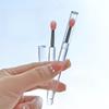 Portable Silicone Lip Brush Small Dust Proof with Cover Apply Lip Brush Stick Lipstick Brush Lip Makeup Brush
