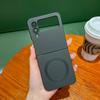 For Samsung Galaxy Z Flip 4 Zflip 3 For Magsafe Case Luxury Wireless Charging Soft Silicone Matte Folding Shockproof Cover Cases