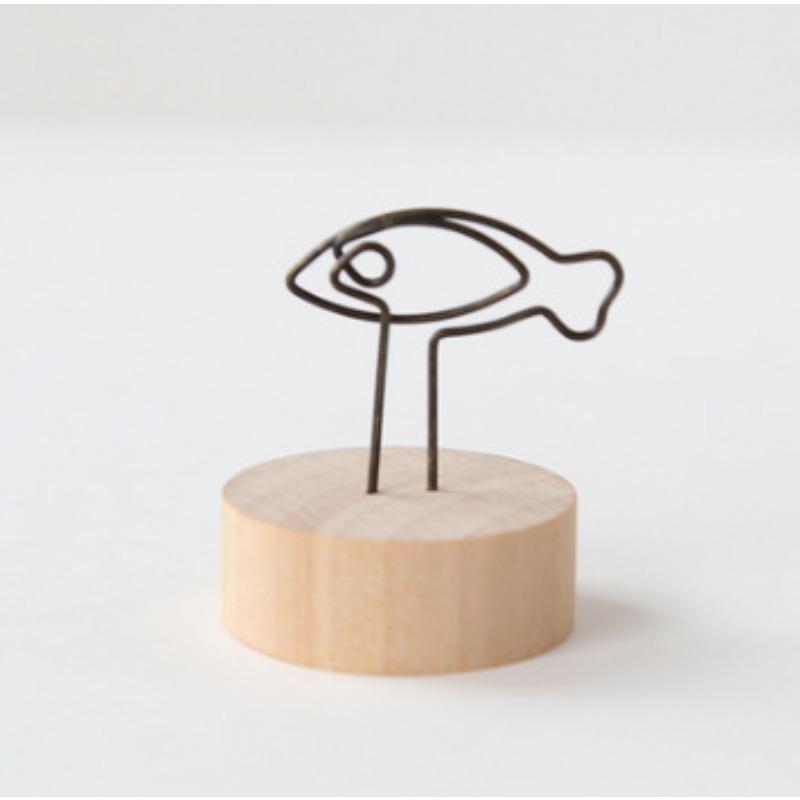 Retro Wood Message Note Holder