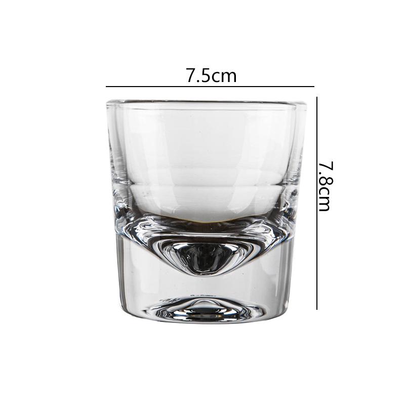 145ml 2pcs Sets Creative Whiskey Glass Thick Bottomed Wine Glass Luxury Foreign Wine Glass Elegant Cocktail Cup Bar Accessories