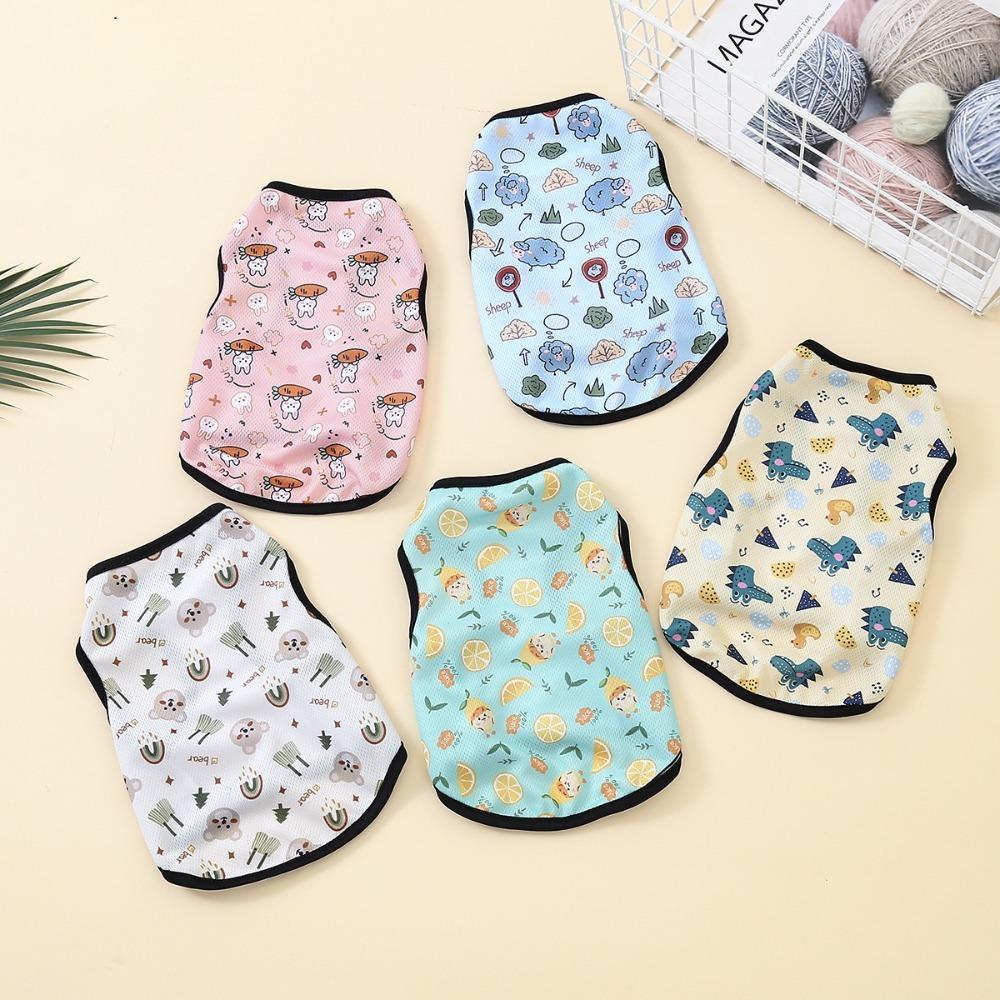 Breathable Pet Dog Clothes Cute Dog T-shirt Summer Pet Supplies