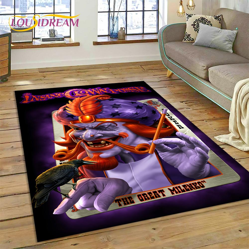 Insane Clown Posse Icp Джагло Рэп Метал Ковер Коврик для Спальни Гостиной Дома Декорация для Дивана, Детский Большой Декор Напольный Коврик