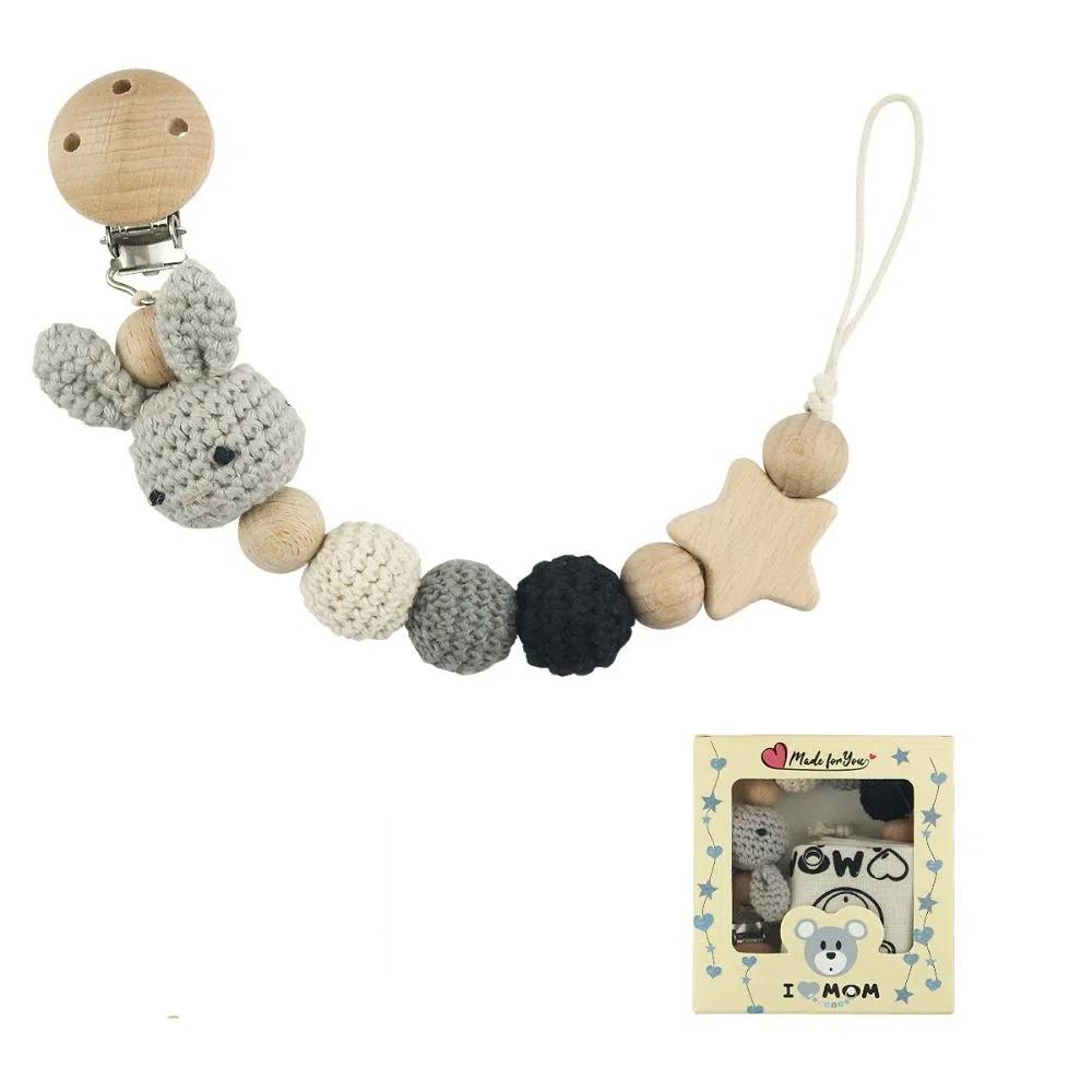 Детская цепочка для соски, вязаные крючком животные, зажимы для соски, держатель для соски, зажимы для детских прорезывателей, игрушки, ремни