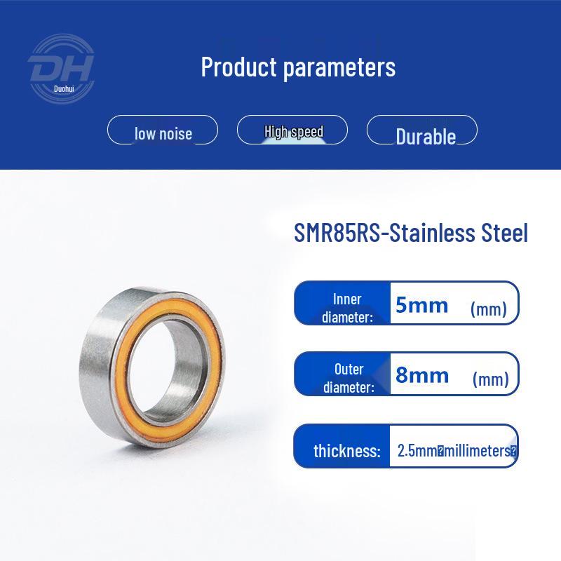 Rust-Proof Stainless Steel Miniature Pulley with Deep Groove Ball Bearing - Anti-Corrosion Gyroscope Ornament Accessory