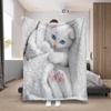 Милый Фланелевый Плед с Принтом Кошек Люблю кошек Семейный Плед Накидка Домашний Диванный Плед Пледы для Перерыва на Обед Детские Студенческие Пледы Подарки