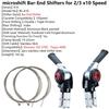 Манетки MicroShift для руля 2/3 x 9-11 скоростей