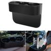 Однотонный органайзер для щели между сиденьями автомобиля, PP ящик для хранения мелочей, многофункциональный автомобильный подстаканник