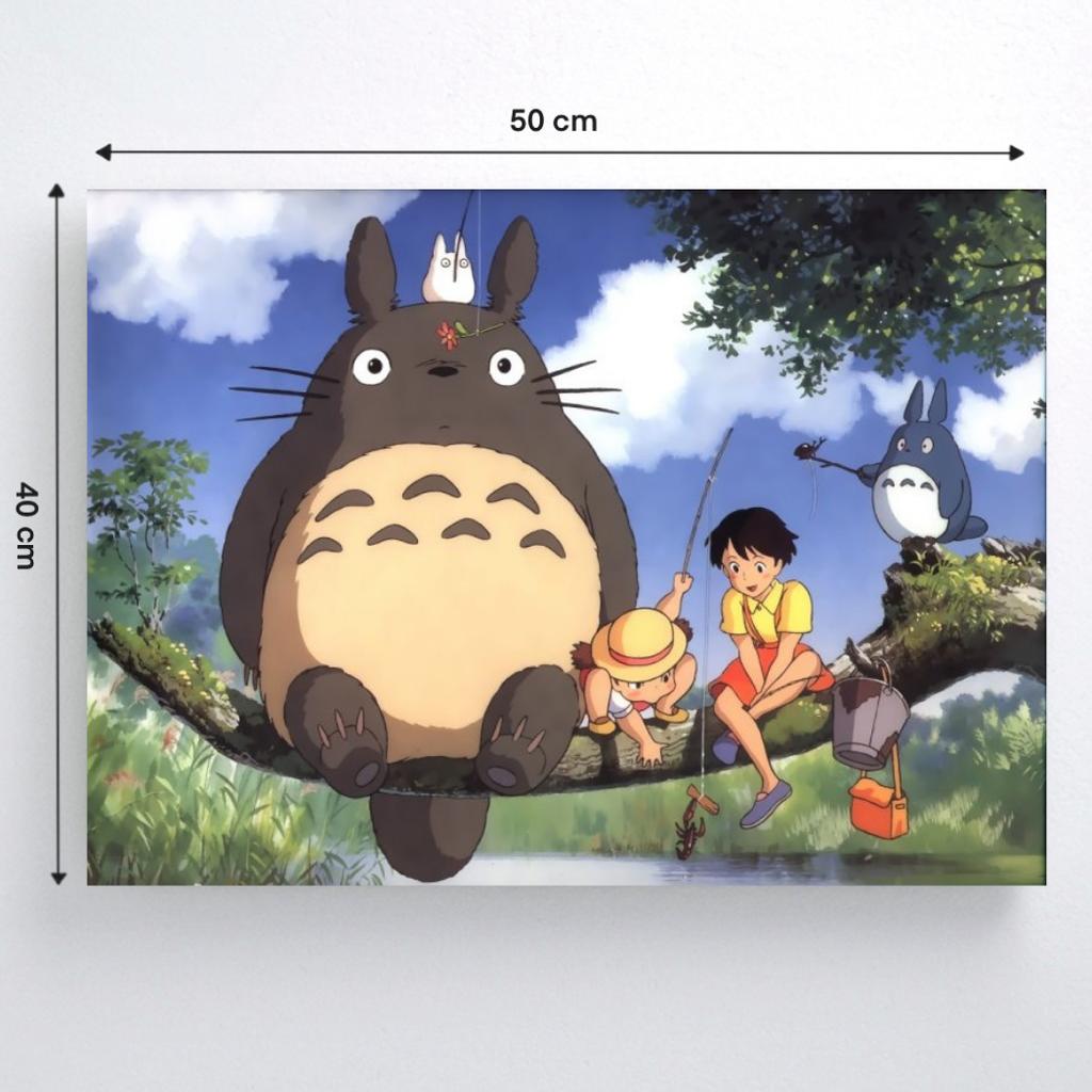 Malowanie Po Numerach Obrazy Do Malowania-Mój Sąsiad Totoro Ghibli 50X40 Cm