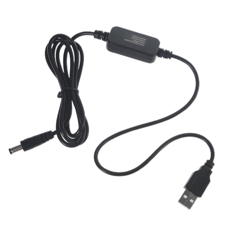 USB-кабель питания с разъемом DC 5.5 x 2.1 мм, универсальный повышающий преобразователь напряжения, шнур для камеры, настольной лампы, динамика