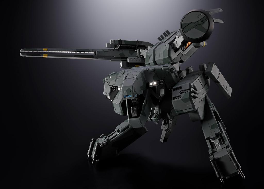 TAMASHII NATIONS Chogokin METAL GEAR SOLID Metal Gear REX Приблизительно 175 мм ABS Окрашенная Подвижная Фигурка и Литой Металл