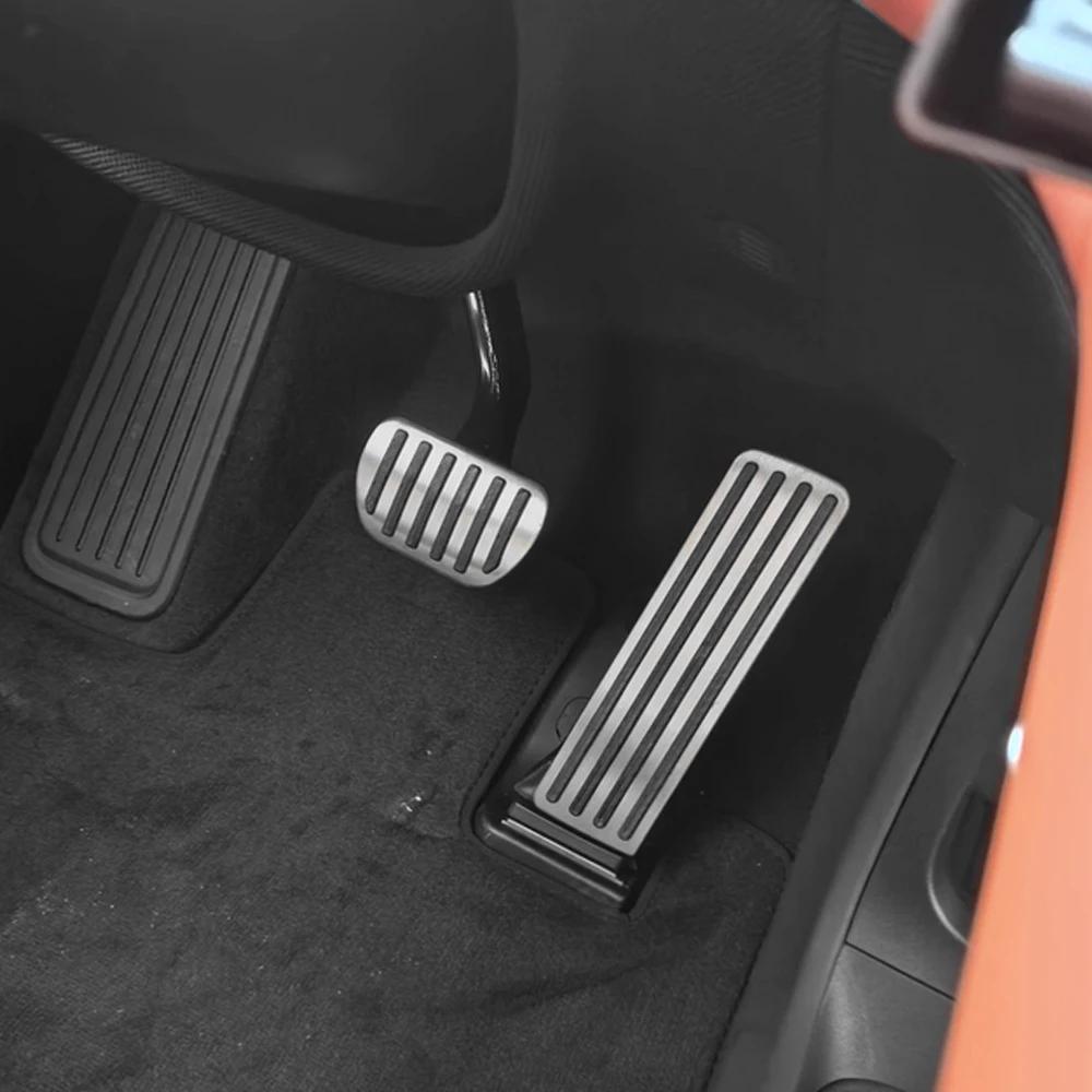 Car Foot Pedals Gas Brake Pedal Cover for Xiaomi Yu7 Su7 2024 2025 2026 Anti-Slip Pad Stainless Steel Interior Accessories