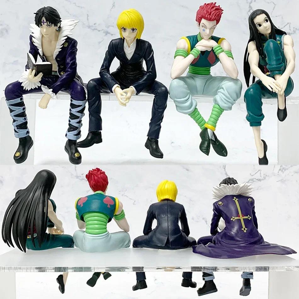 14 см Аниме Фигурка Hunter×Hunter Призрачная труппа Хисока Фигурка Экшн Подставка для лапши Украшение комнаты Подставка для лапши ПВХ Модель Игрушки