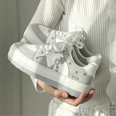 Весна и лето Новинка Tide Niche Original Wild Толстая подошва Спортивные повседневные туфли Bear для женщин Zapatillas Mujer 2024