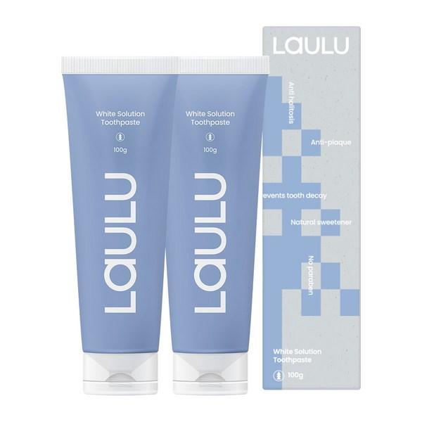 Зубная паста Raulu White Solution, 100г, 2 шт.