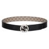 GUCCI Gg Supreme Reversible Belt 473030-KGDHN-9769