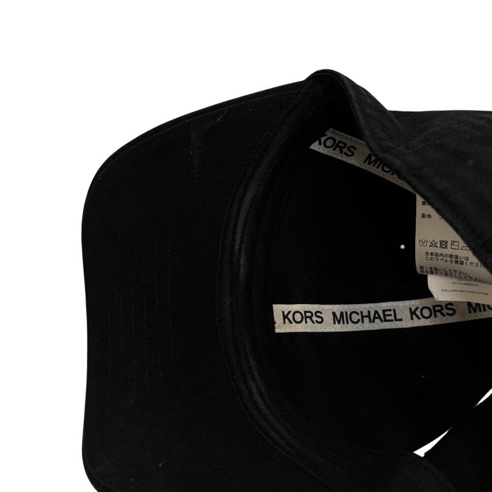 Michael Kors Логотип Бейсболка хлопковая кепка черная хлопковая Б/у