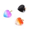 1pcs 20mm Glass Heart Shape Charm Pendant Hanging Wedding Decor Supplies Lovely Jewelry Necklace Accessories Decoration Crafts