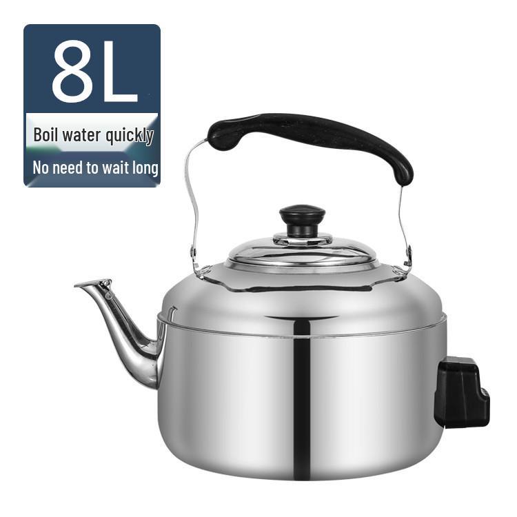 Электрический чайник из нержавеющей стали большой емкости - Быстрое кипячение для коммерческого и домашнего использования