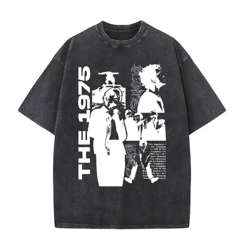 Washed Vintage The about You Print Tshirt Being Funny in A Foreign Language Album Tshirt Unisex Women Hip Hop Casual T Shirt