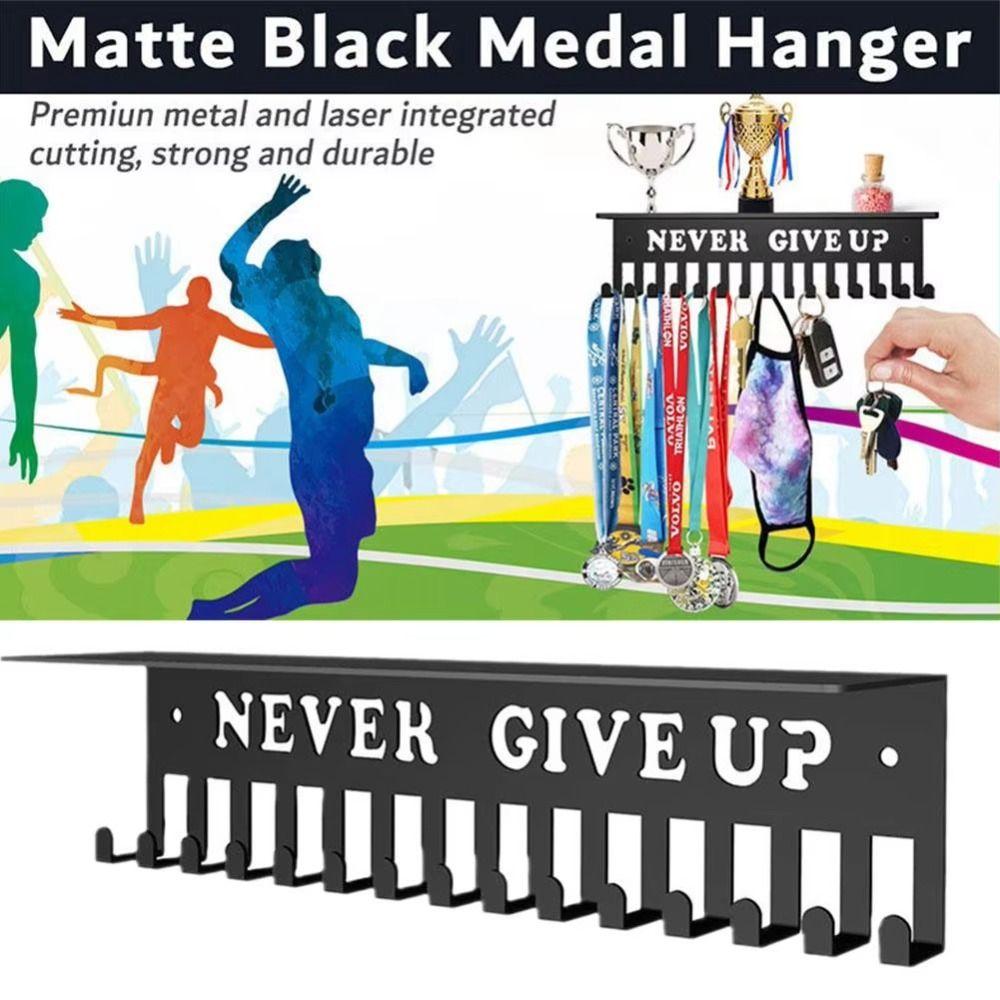 Large Capacity Medal Hanger Holder Wall Mounted Ribbons Medal Display  Home Decor