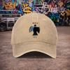 pc Unisex Milo J  Vintage Washed Baseball Cap  Unisexs Trendy Hat  Versatile Duckbill Cap  Fun Print  A Unique Birthday Gi