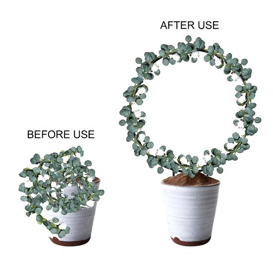 Plant Circle Trellis Climbing Plants Coated Wire Trellis Planter Insert Heart