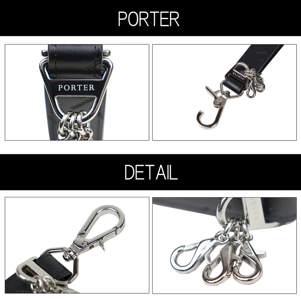 Брелок для ключей Porter Enchase 007-02287, черный (10),