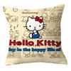 Декоративные наволочки для подушек с цифровым принтом Hello Kitty, подходящие для дивана, спальни, автомобиля.