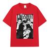 Korean Kpop Hip Hop Group Lngshot Graphic Print Tshirt Unisex Women Clothing Fashion Oversized Short Sleeve Cotton Top Fan Gifts