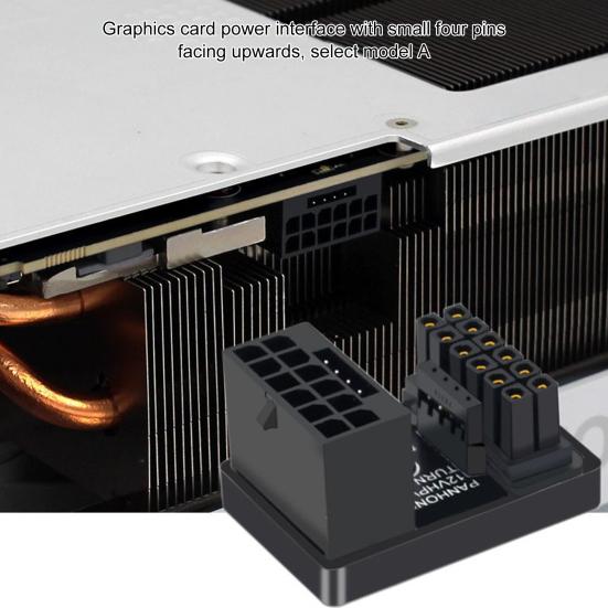 600 Вт 4070ti 12+4P ATX3.0 Блок питания 12PCIE5.0 12VHPWR между мужчинами и женщинами 180 градусов 16P