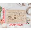 Custom Christmas Eve Cutting Board Santa Treat Board Christmas Eve Plate Mince Pie Cookie Plate Christmas Kitchen Decor Gift