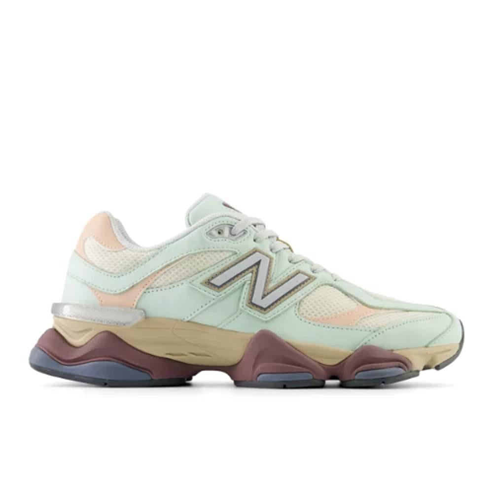 Sneakers New Balance green/beige/pink 9060