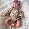 Куклы Reborn Baby Dolls Девочка 45 см 17,7 дюйма Реалистичные куклы новорожденных младенцев, которые выглядят как настоящие куклы, мягкое силиконовое виниловое тело