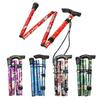 Folding Walking Canes for Elderly Men and Women Aluminum Collapsible Adjustable Walking Stick Non-slip Crutches