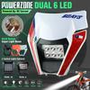 PowerZone Мотоциклетная фара Фара Supermoto Обтекатель Для KTM EXC SXF MX Мотокросс Эндуро Фара