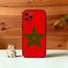 M-Morocco F-Flag Phone Case For iPhone 17,16,15,14,13,12,11 Plus,Pro Max,XS,Soft Silicone Black Cover