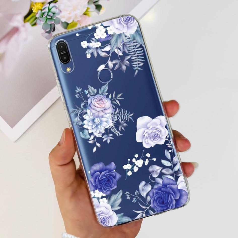 Чехол 5.99" для Asus Zenfone Max Pro (М1) ZB601KL ZB602K Чехол X00TDB Модный узор Прозрачный Мягкий Силикон Fundas Задняя крышка телефона