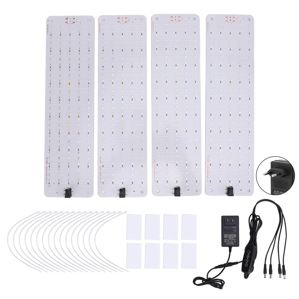 Панельный светильник для растений 12 В, 600 бусин, 6 уровней яркости, функция памяти и таймера, светодиодный светильник для выключения