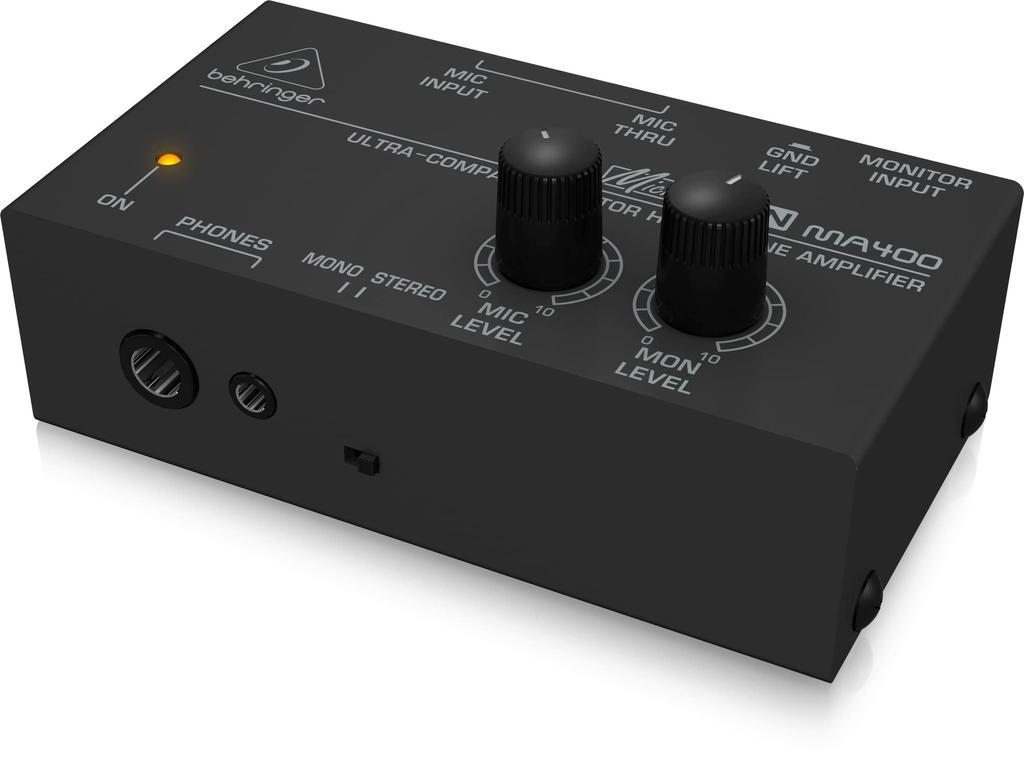 Behringer Behringer Monitor Headphone Amplifier 1 Channel Monitor Headphone Amplifier MA400