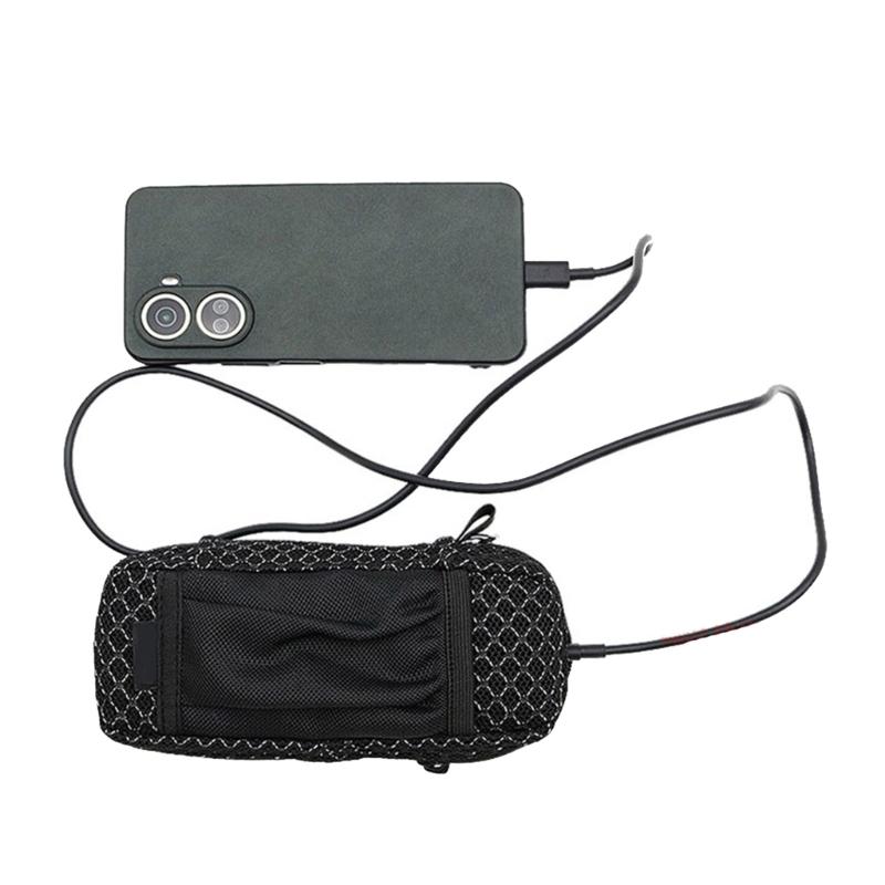 Organizers Bag Carabiner For CoolTech No.15 Ultra/A1695 Powerbank Cables Secure Attachment During Outdoor Activity