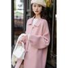 Mocana Winter Lapel Hepburn Style Long Coat