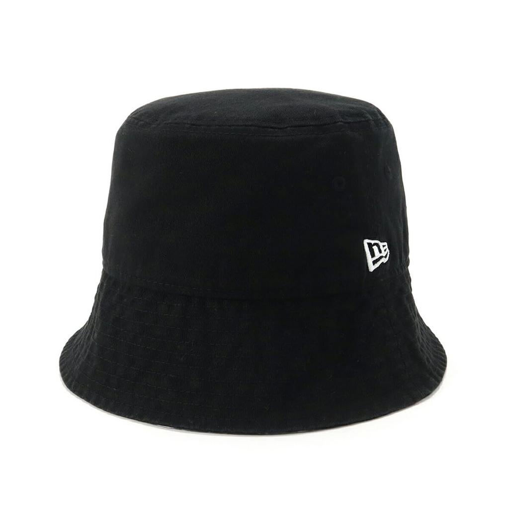 [New Era] Sailor Brim Bucket Hat, Plain, Black, SM, BKT01, SAILOR BLK WHI, 25J