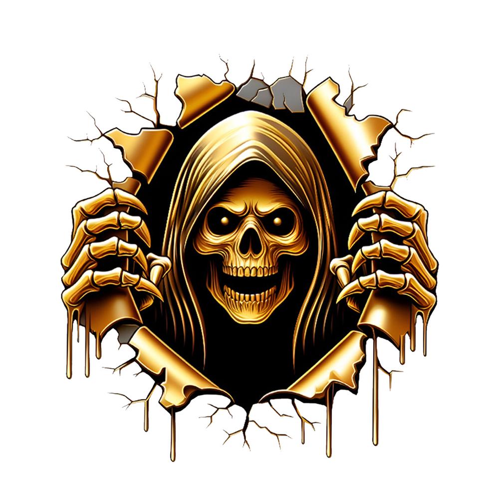 Halloween Car Stikers Funny 3D Vehicle Decals Halloween Gothic Auto Decoration Sticker For SUV Window Motorcycle Car Accessory