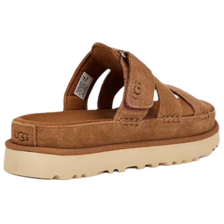 UGG Износостойкие шлепанцы для скольжения Женские Каштановые 1174090-CHE
