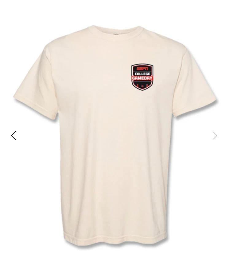 Texas Tech Red Raiders ESPN College Gameday “Live in Lubbock” Official Ivory Tee