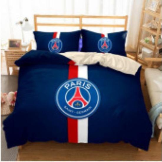 Постельное белье Комплект из трех предметов Четырехпредметный Логотип команды Цифровая печать Домашний